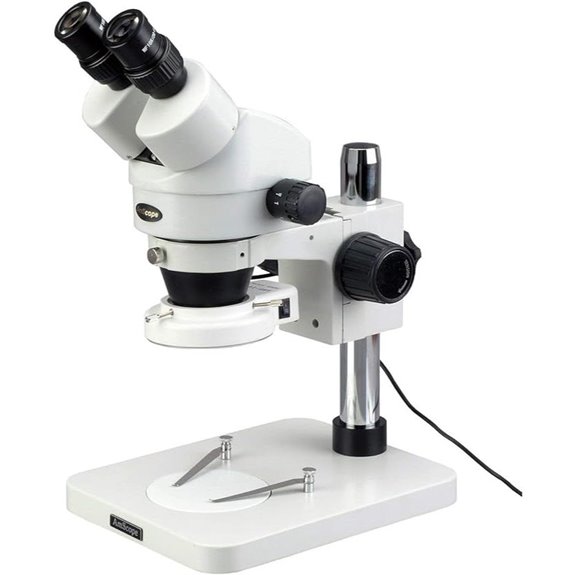 AmScope Professional Binocular Stereo Zoom Microscope