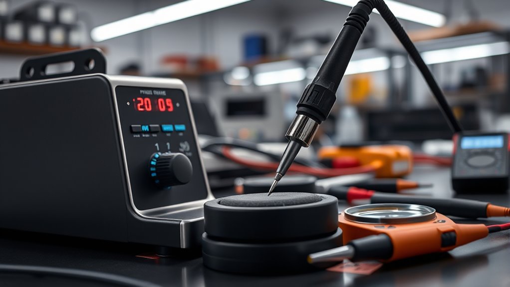 professional soldering station features