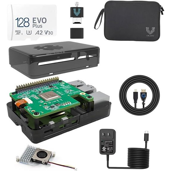 Vilros Raspberry Pi 5 AI Kit (8GB RAM-13 Tops)