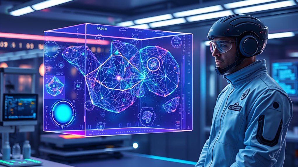 real time high fidelity holograms