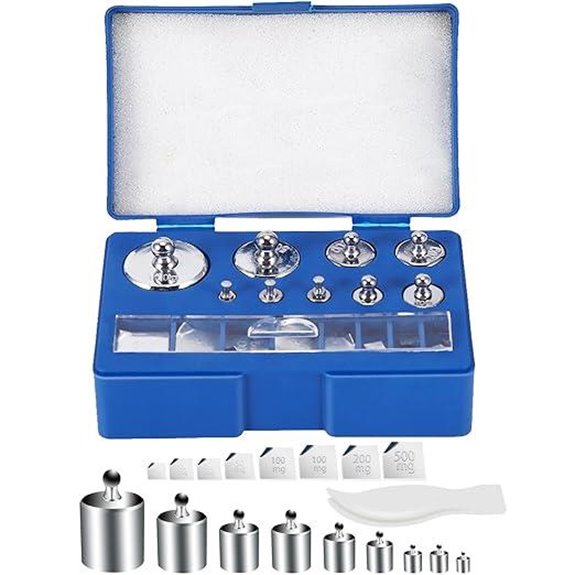 17 Pcs Calibration Weights Set for Scales