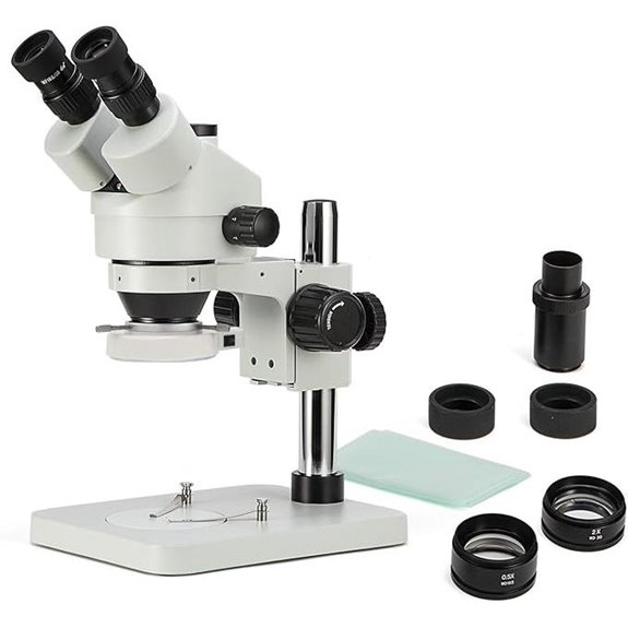 SWIFT Trinocular Stereo Zoom Microscope with LED Light