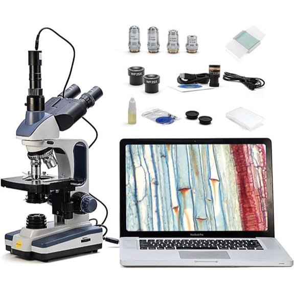SWIFT SW350T Microscope with Camera and Software