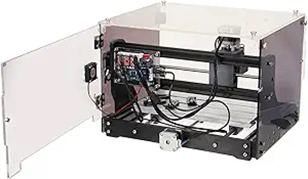 3-Axis Desktop CNC Milling Machine with Tools
