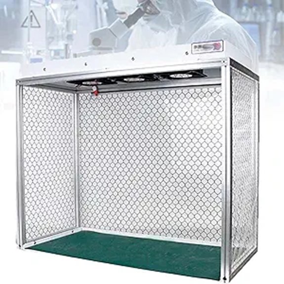 Vertical Laminar Flow Hood with 3 Fans and Filter