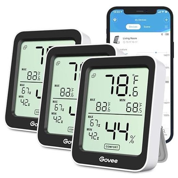 Govee Indoor Hygrometer Thermometer 3-Pack