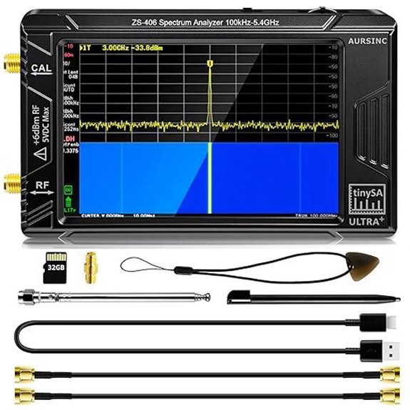 AURSINC TinySA Ultra+ Spectrum Analyzer (ZS406)