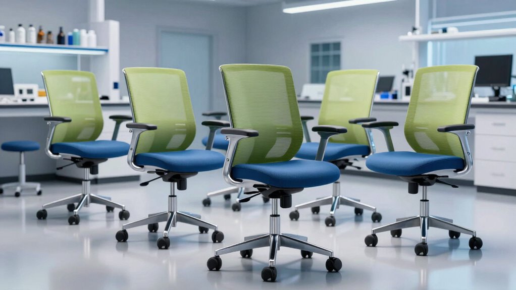 top ergonomic esd lab chairs