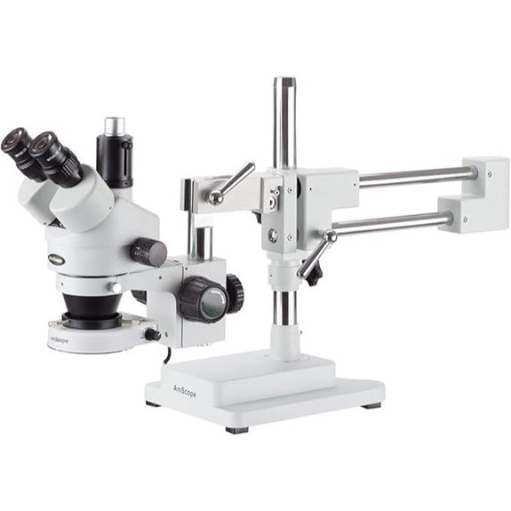 AmScope Trinocular Stereo Microscope with LED Light