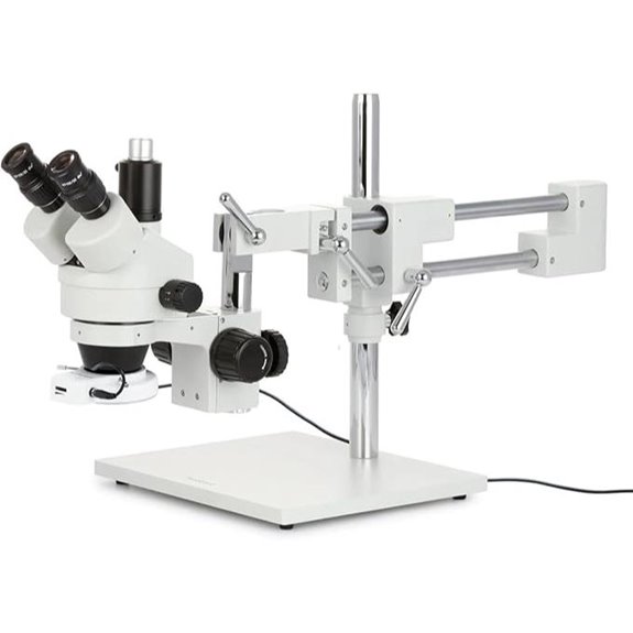 AmScope Trinocular Stereo Microscope with Ring Light