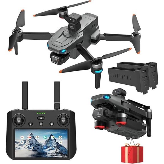 NewUpgraded Touch Screen Drone with 4K Camera
