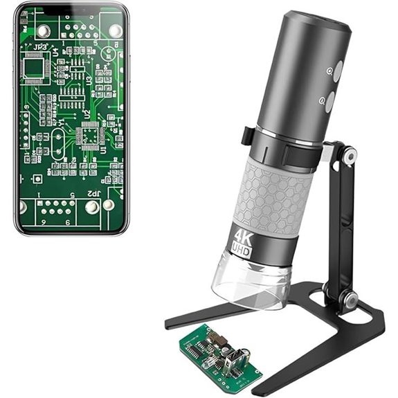 Jiusion WiFi USB Digital Microscope with 4K Camera