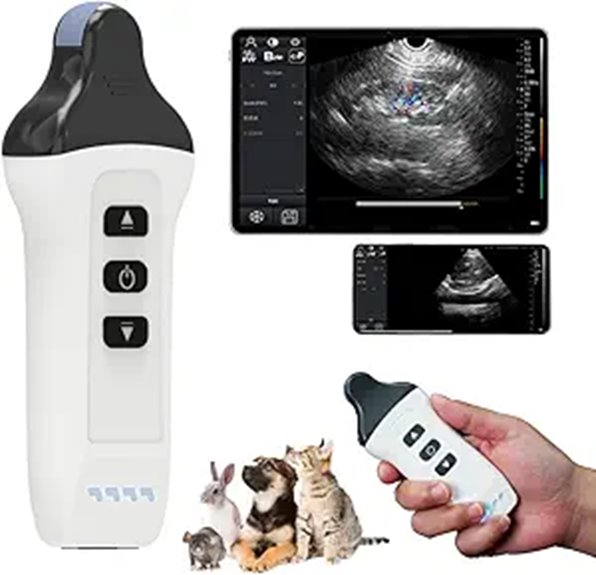 Wireless Color Doppler Ultrasound Machine for Animals