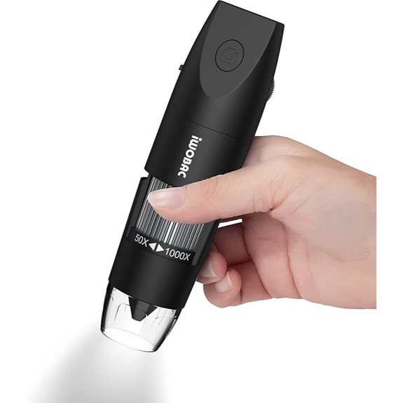 IWOBAC Wireless Digital Microscope with LEDs 50x-1000x