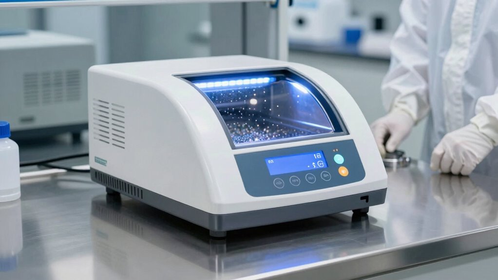 cleanroom particle measurement features