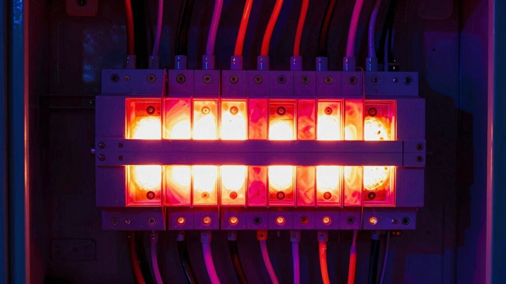 detecting heat in technical work