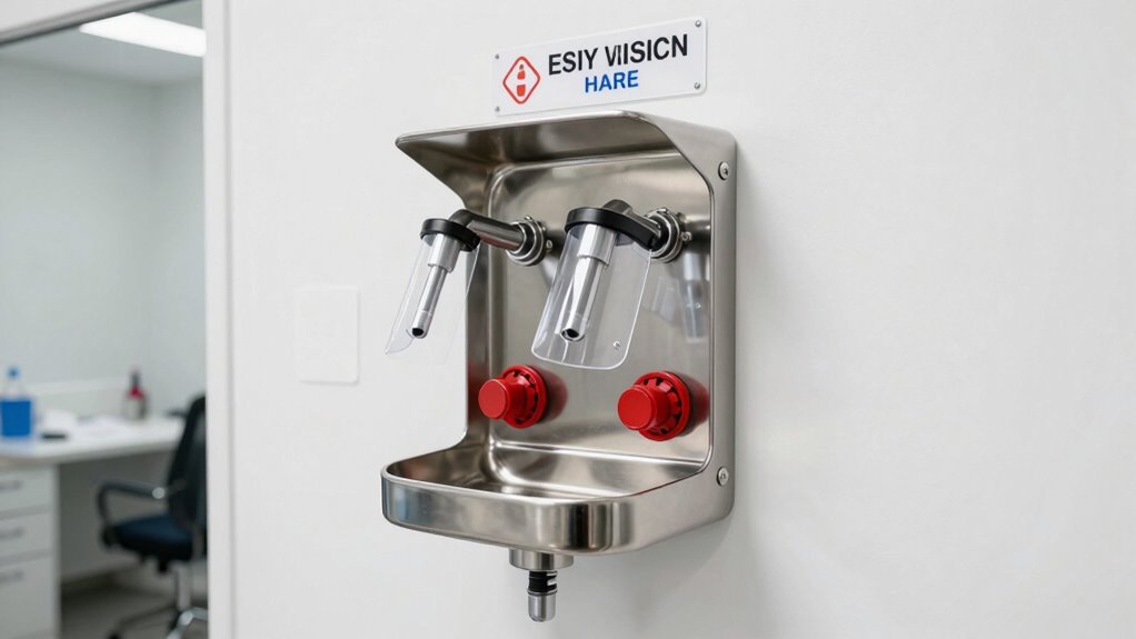 essential eye wash features