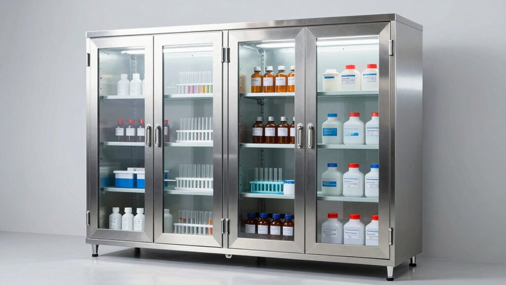 important laboratory storage features