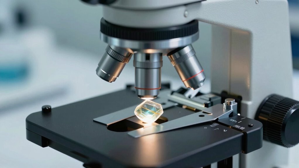 sample preparation optics adjustability