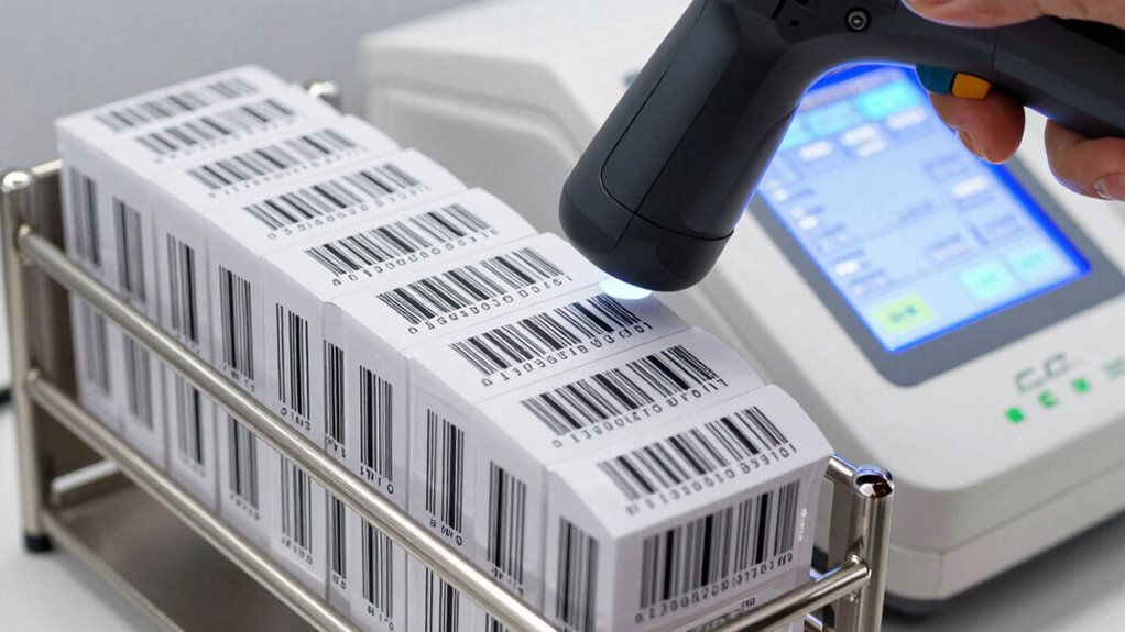 sample tracking barcode features