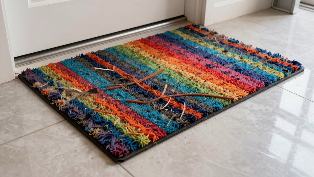 tacky mat for entry