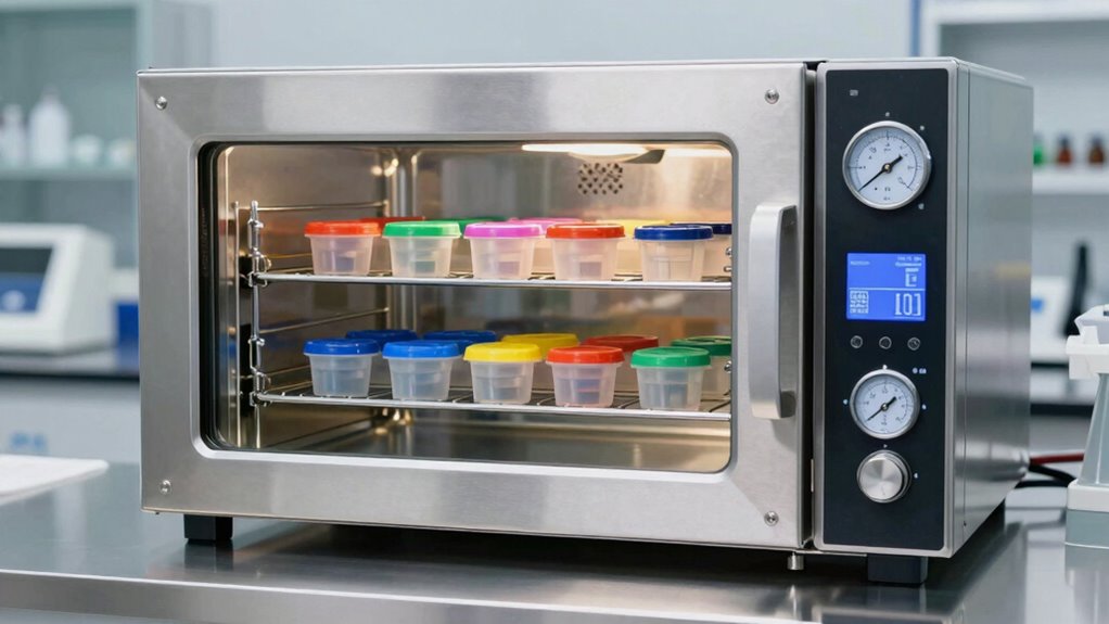 vacuum oven sample handling