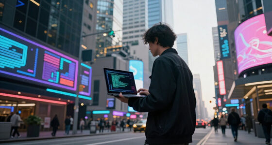 A Walkable ASCII Cyberpunk City In One HTML File [Video]